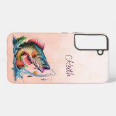 Riesiger Fisch aus dem Wasser Samsung Galaxy Hülle (Rückseite (Horizontal))