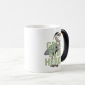 Riesiger Graureiher Verwandlungstasse (VorderseiteRechts)