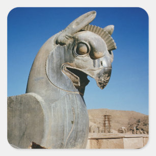 Riesiger Greif, Perser, c.516-465 BC Quadratischer Aufkleber