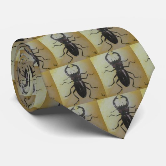 Riesiger Hirsch-Käfer Krawatte (Gerollt)