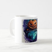 Riesiger Jack O Lantern Halloween Becher, Fantasy Kaffeetasse (Vorderseite Links)