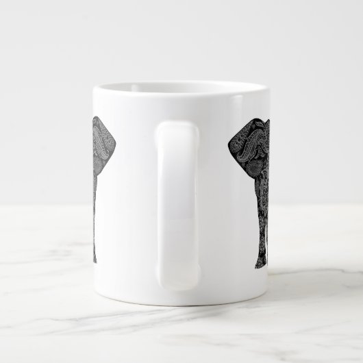 Riesiger Kaffee Jumbo-Tasse (Rückseite)