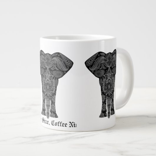 Riesiger Kaffee Jumbo-Tasse (Vorderseite Rechts)