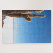 Riesiger Kaktus auf dem Salar de Uyuni Puzzle (Horizontal)