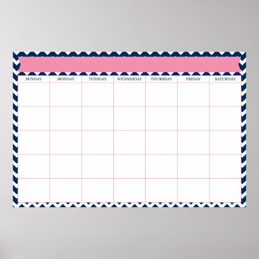 Riesiger Kalender Poster (Vorne)