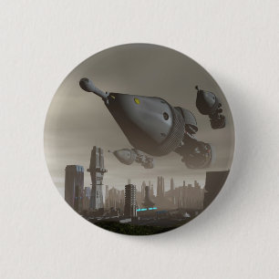 Riesiger Knopf der Raumfahrzeug-Ankunfts-2 Button