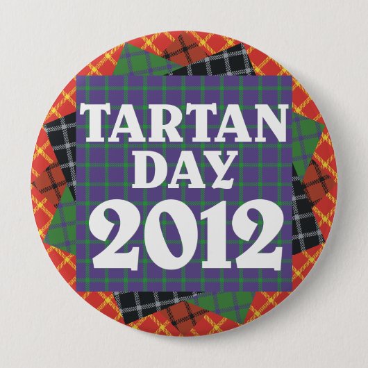 Riesiger Knopf des Tartan-Tag2012 Button (Vorderseite)