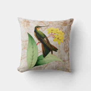 Riesiger Kolibri Vintage Grunge Wurfkissen Kissen