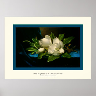 Riesiger Magnolias~ Martin Johnson Heade Poster
