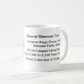 Riesiger Mammutbaum-Baum General-Sherman Kaffeetasse (VorderseiteRechts)