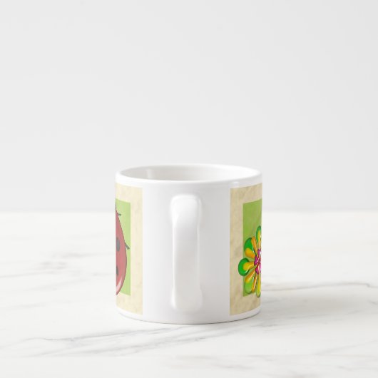 Riesiger Marienkäfer Espressotasse (Rückseite)