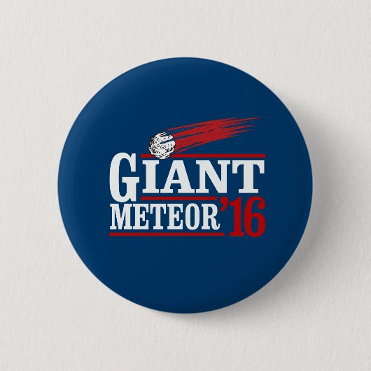Riesiger Meteor 2016 Button (Vorderseite)