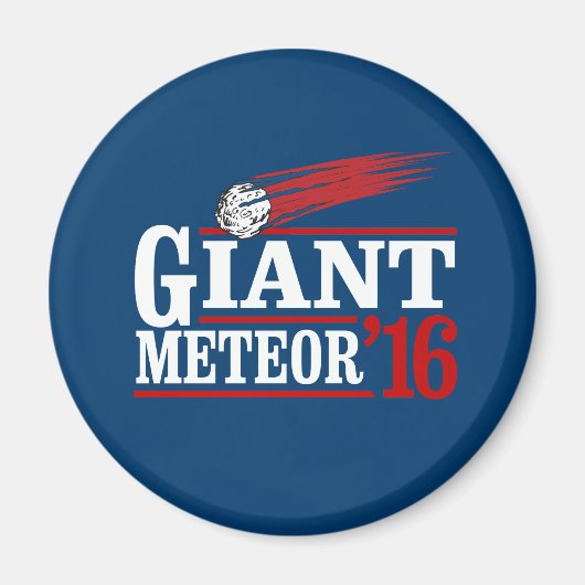 Riesiger Meteor 2016 Magnet (Vorne)