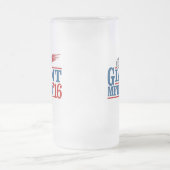 Riesiger Meteor 2016 Mattglas Bierglas (Mittel)