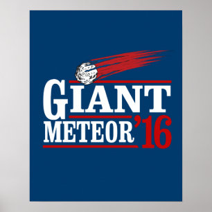 Riesiger Meteor 2016 Poster