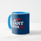 Riesiger Meteor 2016 Tasse (Vorderseite Links)