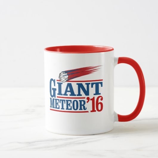 Riesiger Meteor 2016 Tasse (Rechts)