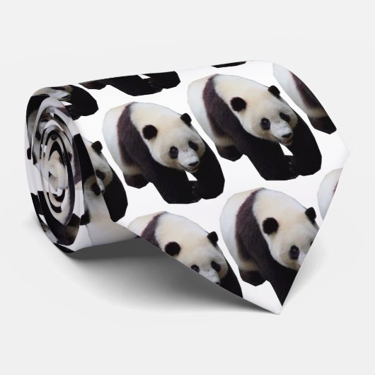 Riesiger Panda Multi-Panda Krawatte (Gerollt)
