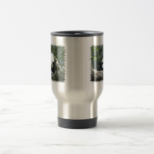 Riesiger Panda-rostfreier Stahl-Reise-Tasse Reisebecher (Mittel)