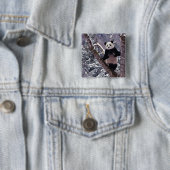 Riesiger Panda steht auf einem Baum, Wolong, Sichu Button (Beispiel)