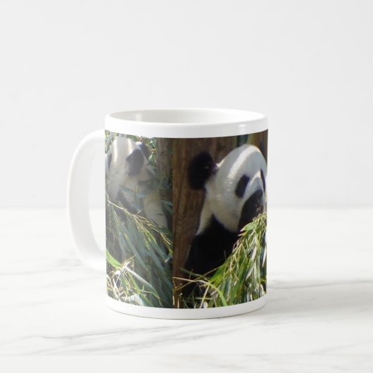 Riesiger Panda-Tasse Kaffeetasse (Vorderseite Links)