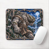 Riesiger Papier-Schnitt-Monster Mousepad (Mit Mouse)