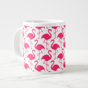 Riesiger rosa Flamingo Jumbo-Tasse