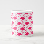 Riesiger rosa Flamingo Jumbo-Tasse (Vorderseite)