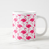 Riesiger rosa Flamingo Jumbo-Tasse (Rechts)