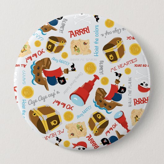 Riesiger runder Knopf Button (Vorderseite)