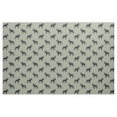 Riesiger Schnauzer-Silhouette-Muster Stoff (Fat Quarter (45,7 x 55,9 cm))