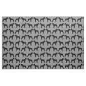 Riesiger Schnauzer-Silhouette-Muster Stoff (Fat Quarter (45,7 x 55,9 cm))