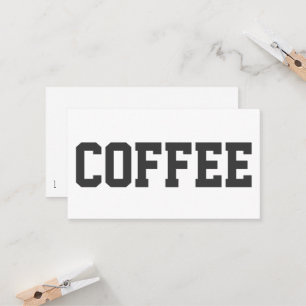 Riesiger schwarzer Text auf White Punch Loyalty Ca Treuekarte