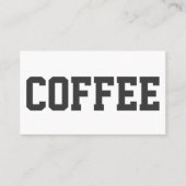 Riesiger schwarzer Text auf White Punch Loyalty Ca Treuekarte (Vorderseite)