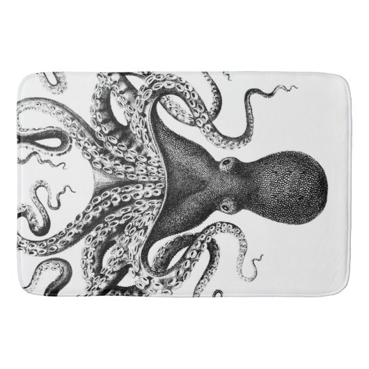 Riesiger SeeTintenfisch Badematte (Vorderseite)