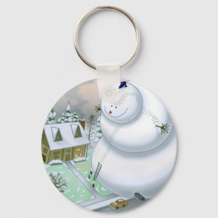 Riesiger Snowman-Schlüsselanhänger Schlüsselanhänger