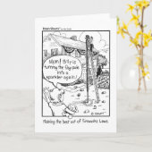 "Riesiger Sparkler" durch Jim Kraftpapier Karte (Gelbe Blume)