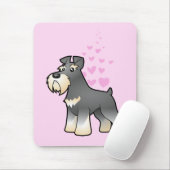 Riesiger/Standard-/Miniaturschnauzer-Liebe Mousepad (Mit Mouse)