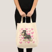 Riesiger/Standard-/Miniaturschnauzer-Liebe Tragetasche (Vorderseite (Produkt))