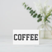 Riesiger Text auf weißer Doppelpunktzahl Treuekarte (Stehend Vorderseite)