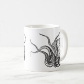 Riesiger Tintenfisch Kaffeetasse (VorderseiteRechts)