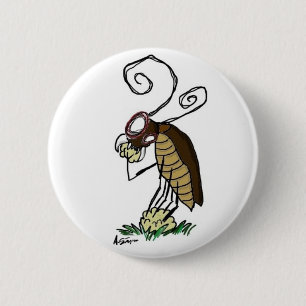 Riesiger Wanzen-Knopf Button