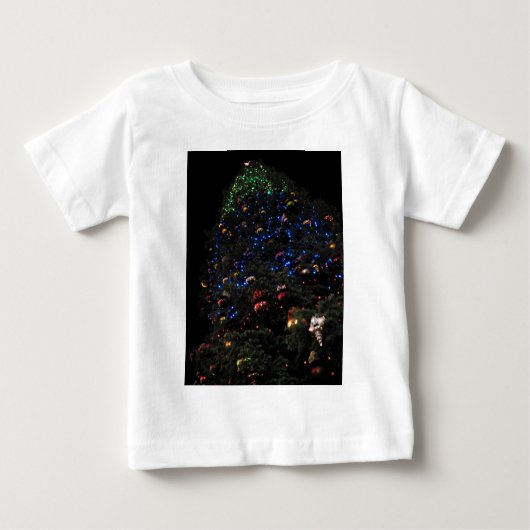 Riesiger Weihnachtsbaum II Baby T-shirt (Vorderseite)
