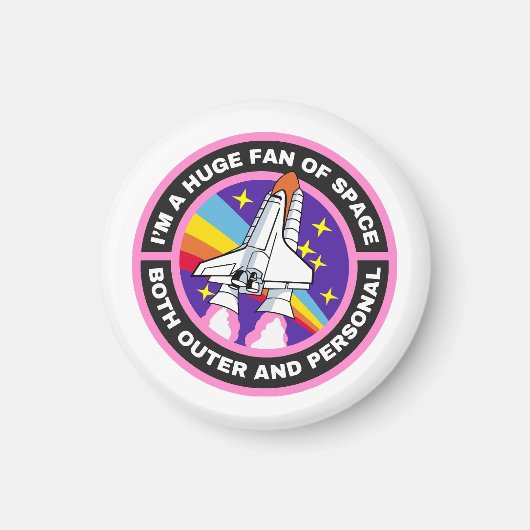 riesiger Weltraumfan Magnet (Vorne)