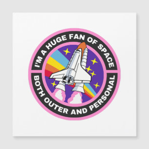 riesiger Weltraumfan Magnetkarte