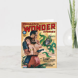 Riesiger Zwerg-filmische Gruß-oder Karte