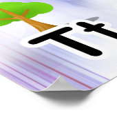 Riesiges ABC Alphabet Poster mit elementarer Grafi (Ecke)