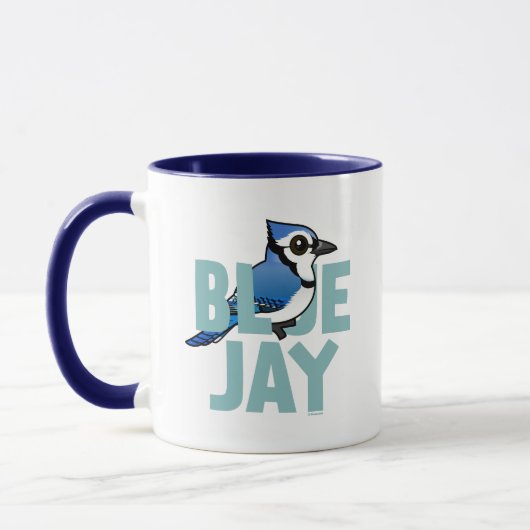 Riesiges blaues Jay Tasse (Links)
