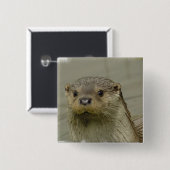 Riesiges Fluss-Otter-Button Button (Vorne & Hinten)