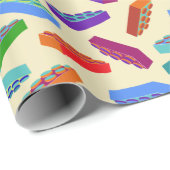 Riesiges Gebäude-Verpackungspapier für Kinder Geschenkpapier (Rolleneckpunkt)